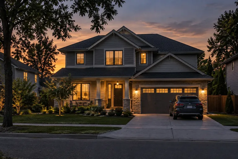 Out, and back — Dusk · everyone home