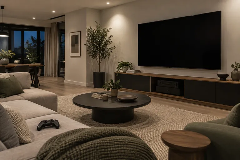 Movie night — Evening · everything off